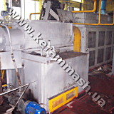 Industrial drum furnace for chemical heat treatment