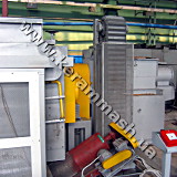 Industrial drum furnace for chemical heat treatment