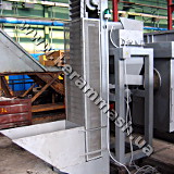 Industrial drum furnace for chemical heat treatment