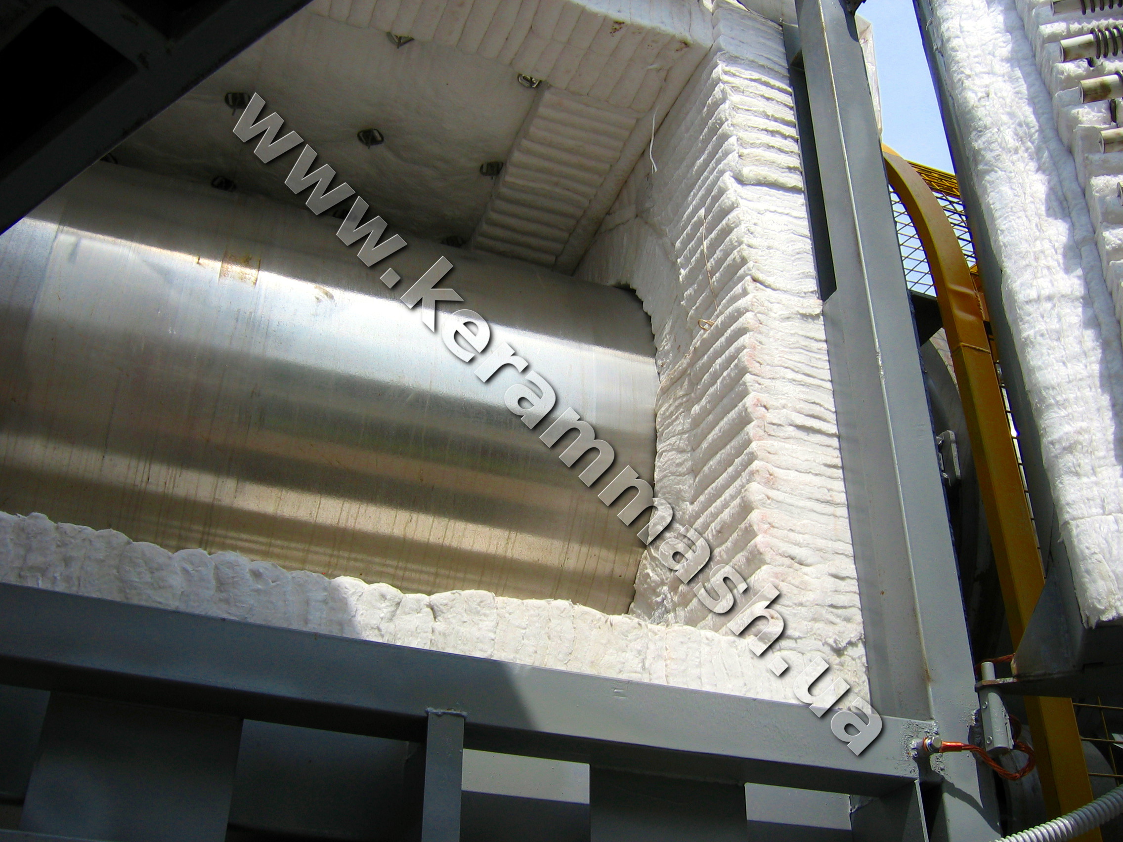 Industrial Electric drum-type furnace for drying and calcination