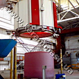 Industrial bell-type furnace for heat treatment