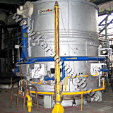 Bell-type industrial furnace for heat treatment