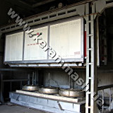 Industrial bell-type furnace for heat treatment