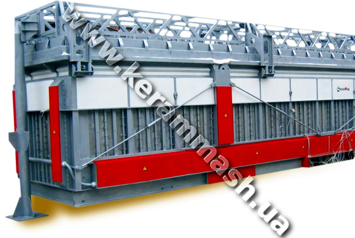 Industrial pit-type furnace for heat treatment