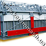 Industrial pit-type furnace for heat treatment