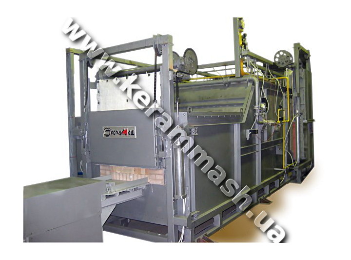 Industrial specialized pusher-type furnace for heating for forging