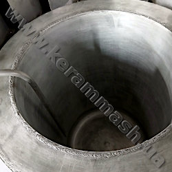 Industrial shaft salt-bath furnace for heat treatment