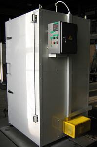 Industrial drying furnace electrically heated