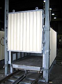 Industrial drying furnace electrically heated